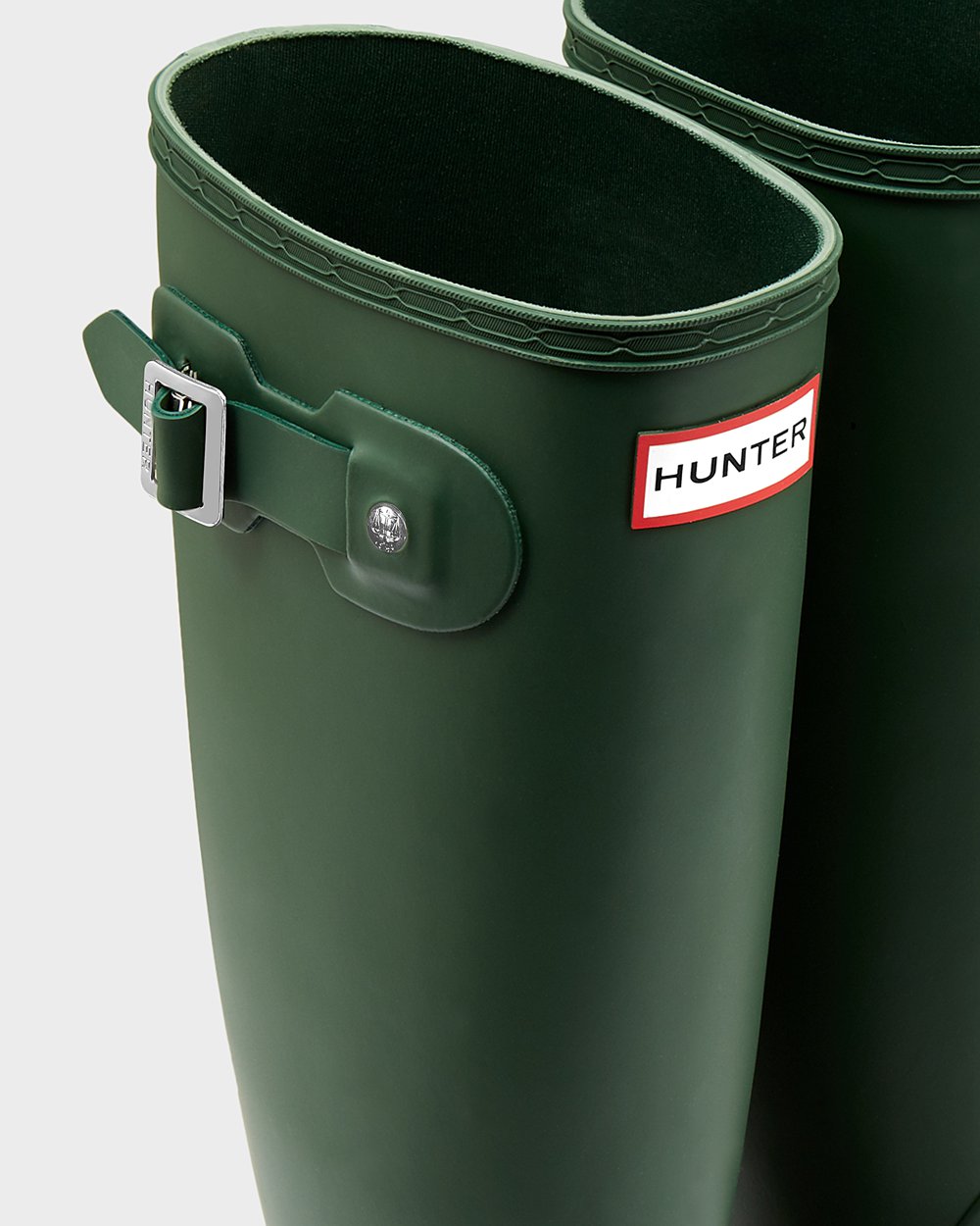 Hunter Mujer Original - Botas de Lluvia Verde - 701-AQBKXJ